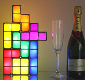Tetris lamp building blocks 3D