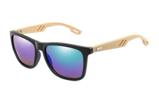 Colorful Wood Sunglasses Men Women