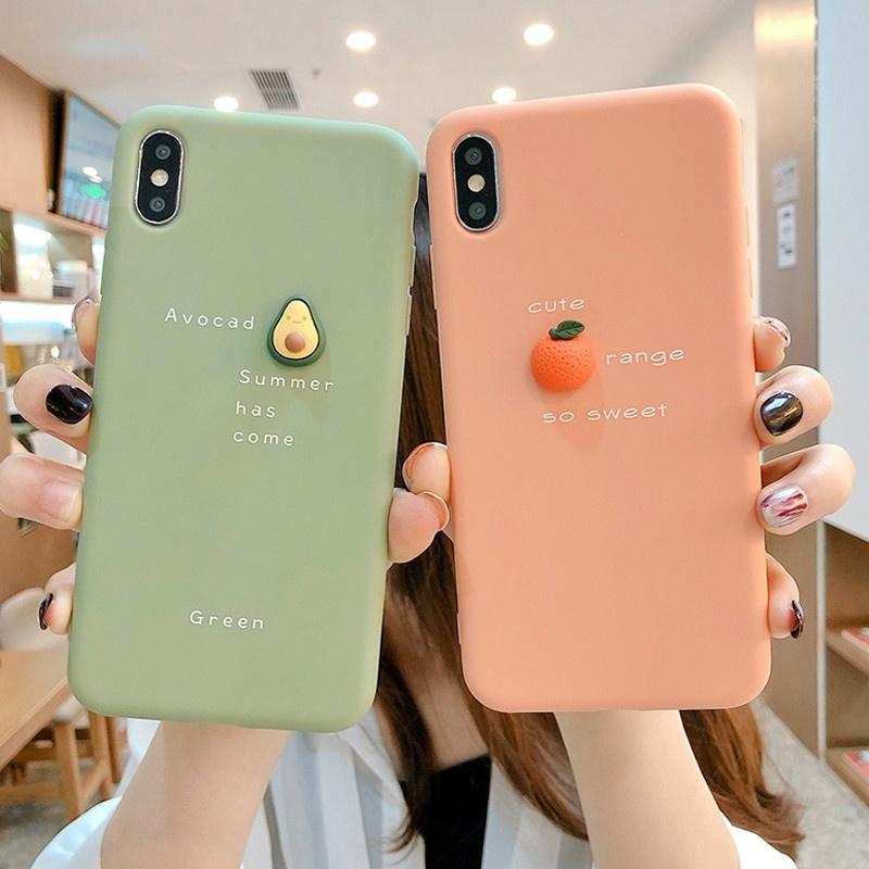 3D Fruit Funny Avocado Back Cover Case For iPhone