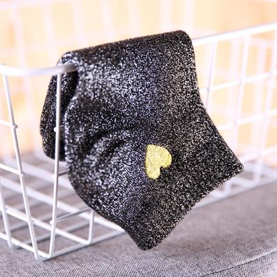 Shiny filigree ladies boat socks