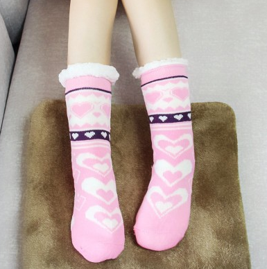 Non-slip adult floor socks