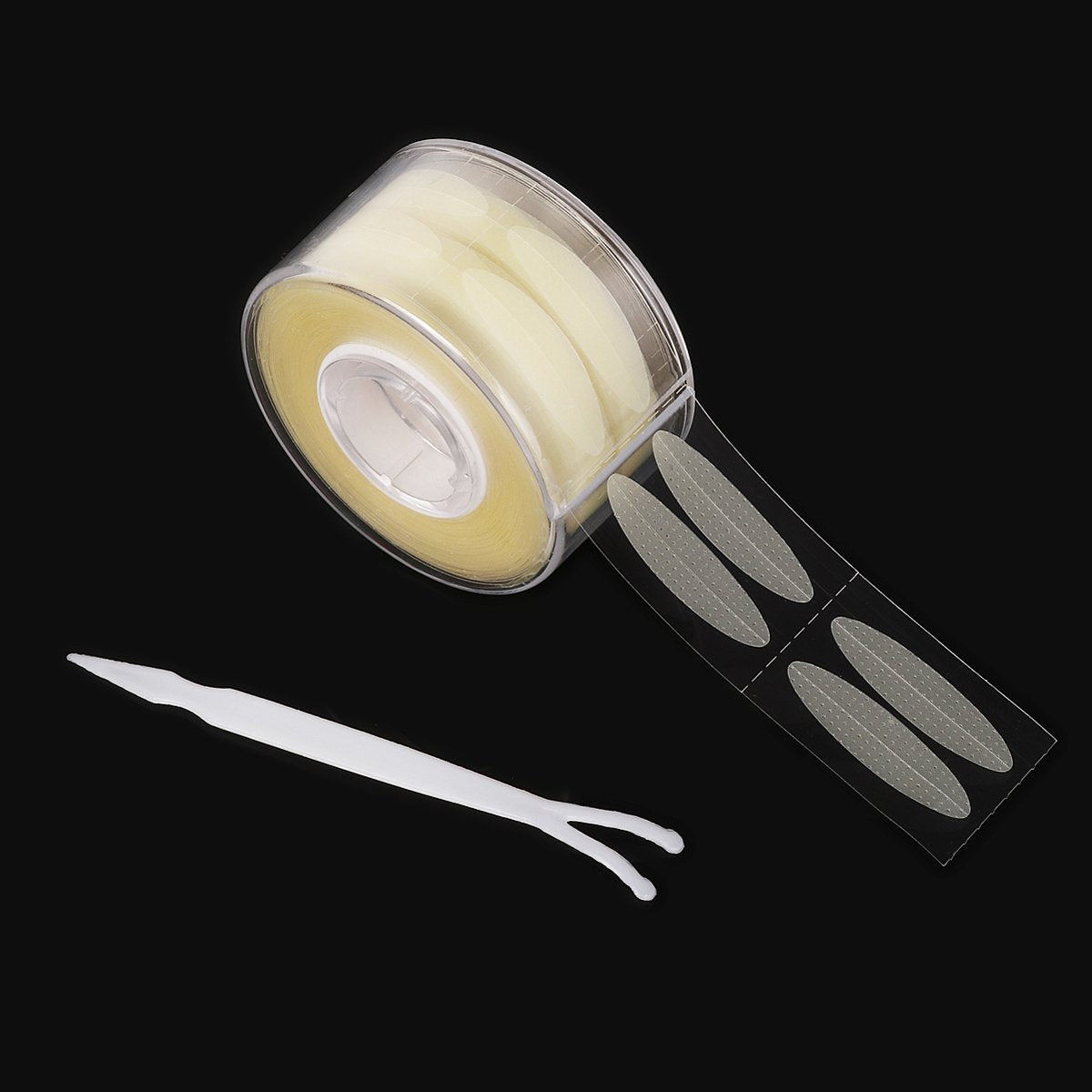 600pcs Makeup Clear Beige Stripe