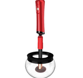 Electric makeup brush scrubber