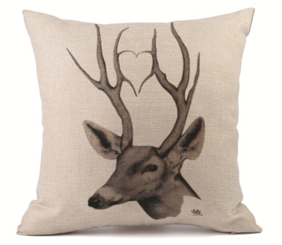 Customized pillowcase car sofa pillowcase lumbar pillow linen pillow sofa cushion