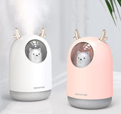 Mini portable aromatherapy hydrating air purifier