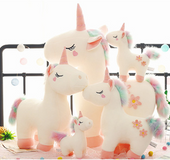 Plush unicorn toy