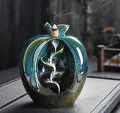 Reverse flow aromatherapy furnace