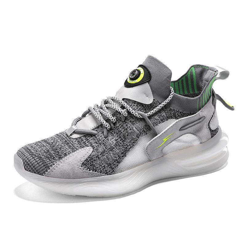 Flying Woven Breathable Popcorn Running Shoes