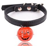 Halloween Pumpkin Pet Bell Collar Pet Dog Cat Necklace