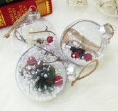 Spot Christmas decorations child toys transparent plastic Christmas tree shopping mall Christmas tree hanger