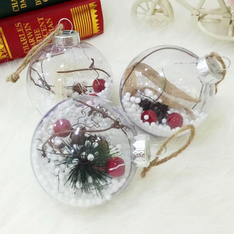 Spot Christmas decorations child toys transparent plastic Christmas tree shopping mall Christmas tree hanger