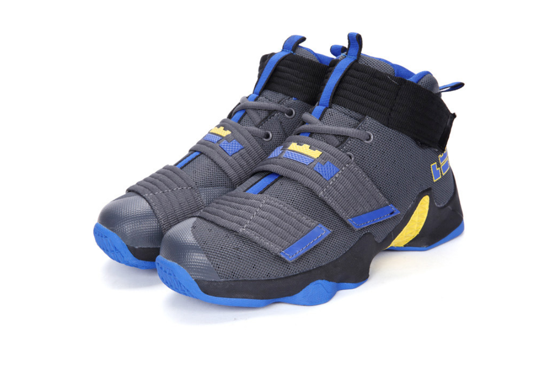 Spring new fashion shock absorption casual basketball shoes men Korean version of the trend non-slip boots sports shoes men