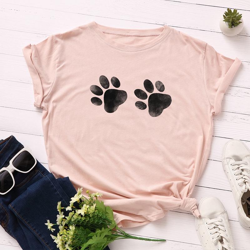 Footprint printed cotton