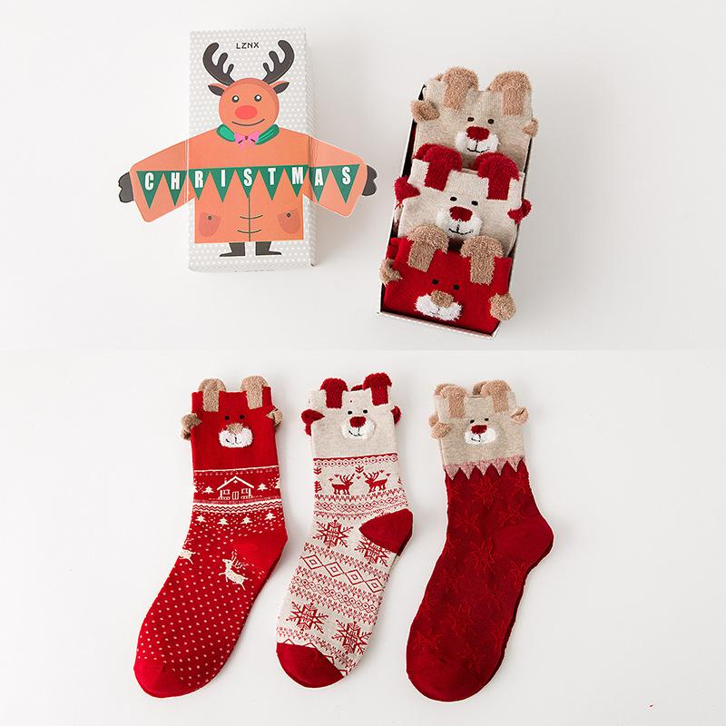 Ladies boxed Christmas stockings