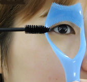 Tarjeta de pestañas tres en uno de cristal