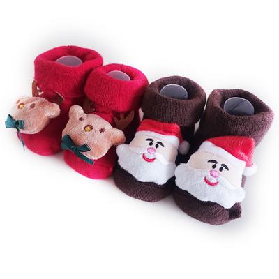 2 Pack Christmas Santa and Christmas Bell Booties