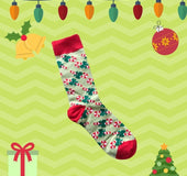 Christmas Candy Cane Socks