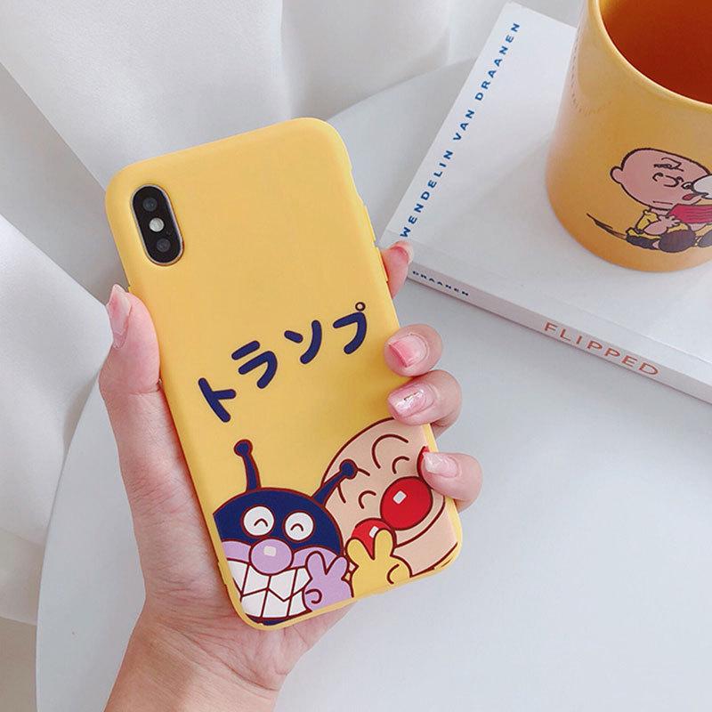 Retro orange silicone phone case