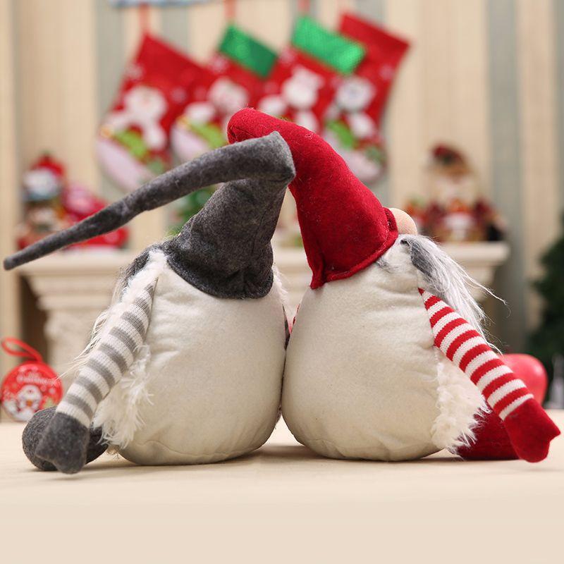 Cartoon christmas decoration doll faceless doll