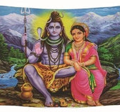 The Creator Life Partner Wall Tapestry