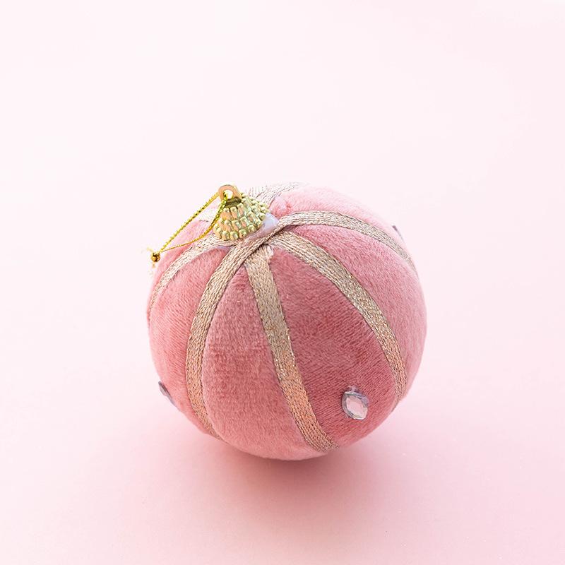 Christmas pink plush small pendant