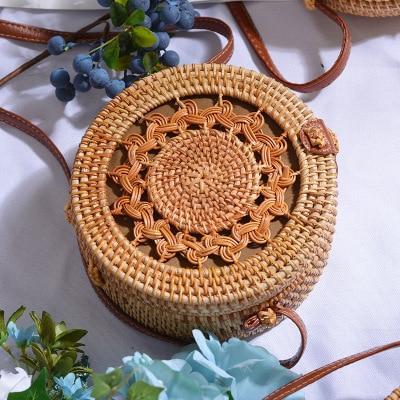 Rattan bag Messenger bag bamboo