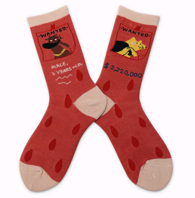 Animal tube socks