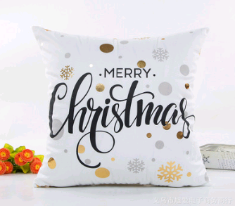 Bronzing exclusive Christmas pillowcase