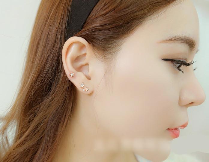 Star Moon Earrings