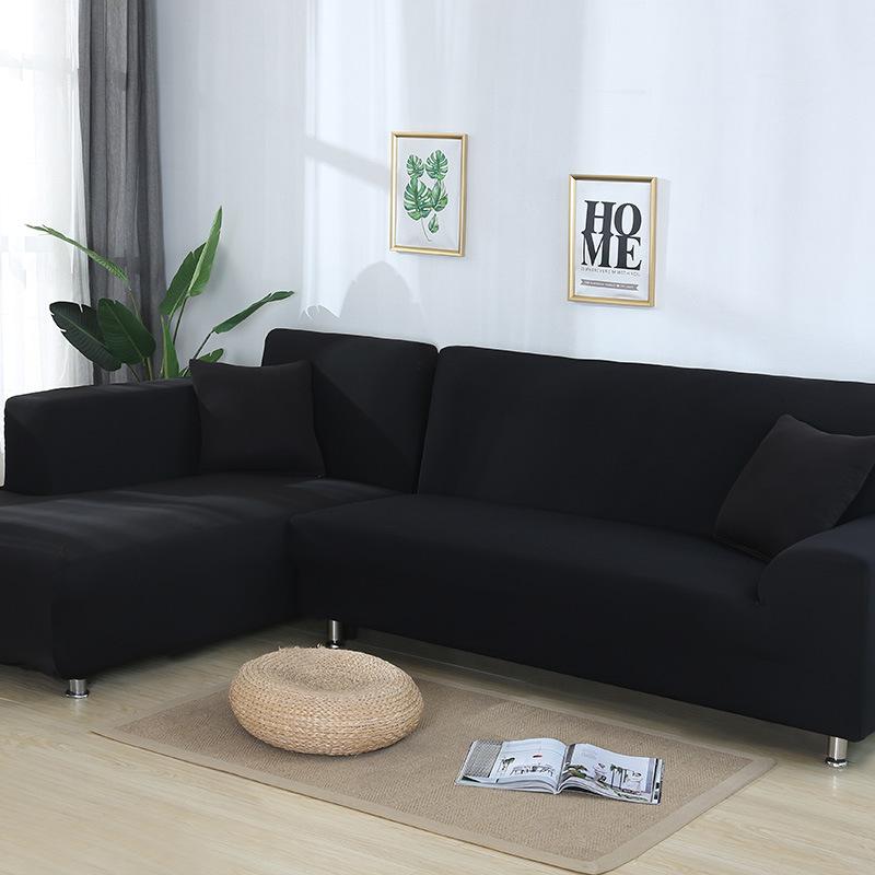 Tight Wrap Sofa Cover Elastic 2 Pieces Sofa Cover If L Style Piece Corner Sofa