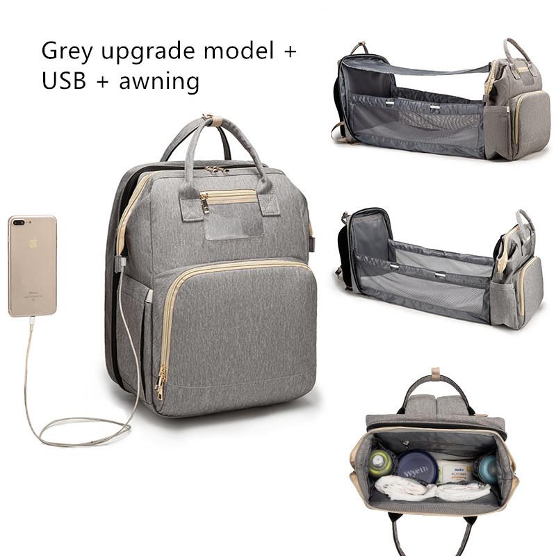 Baby diaper bed bag