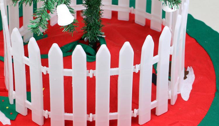 Christmas plastic fence