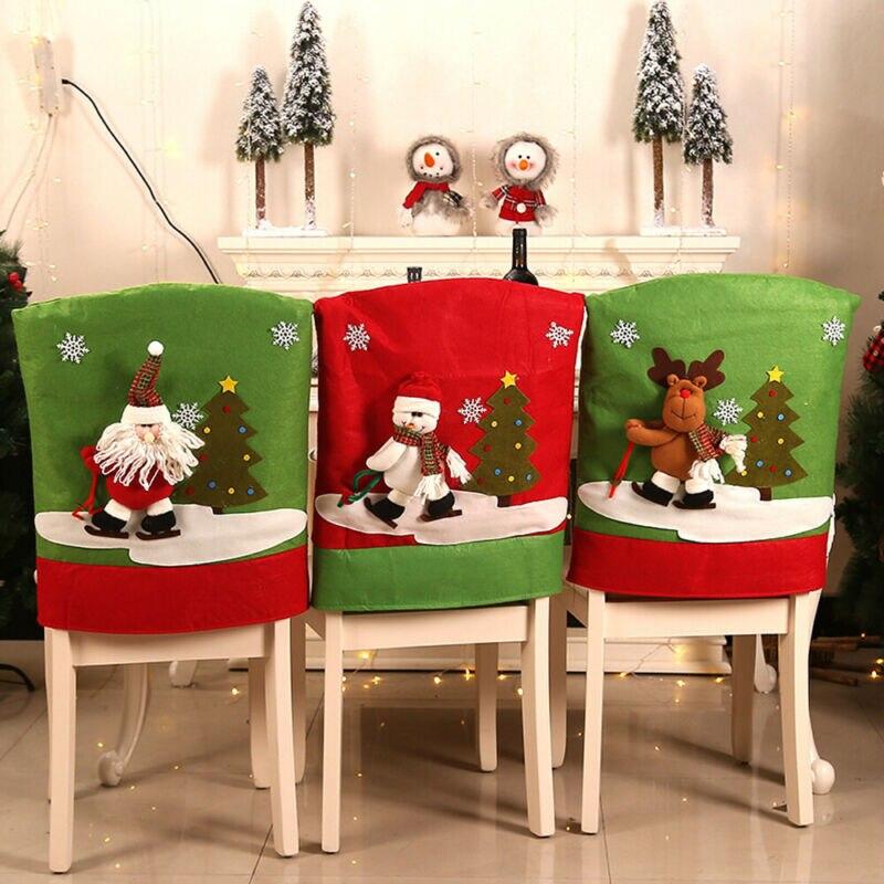 Christmas ski chair set