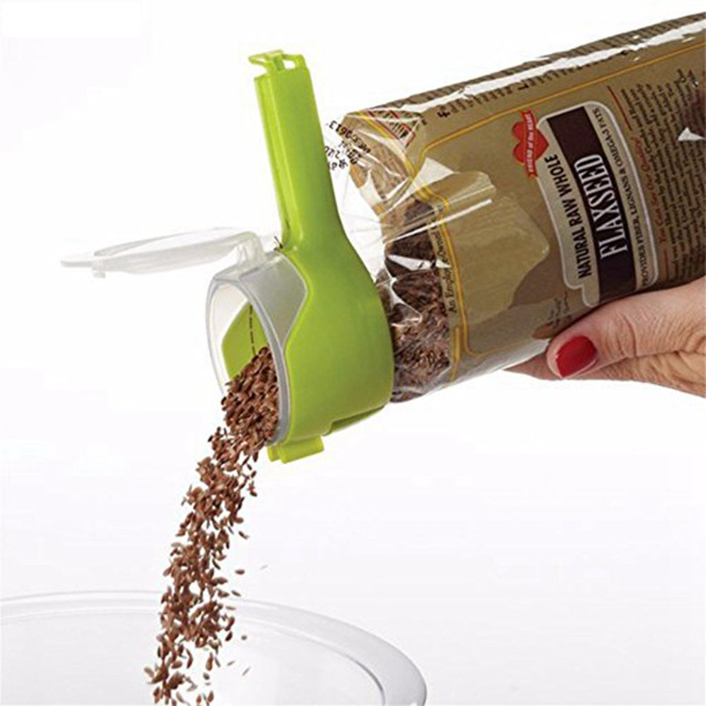 Clip para bolsa de almacenamiento de alimentos