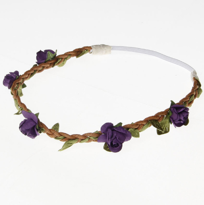Children's woven rose hair band