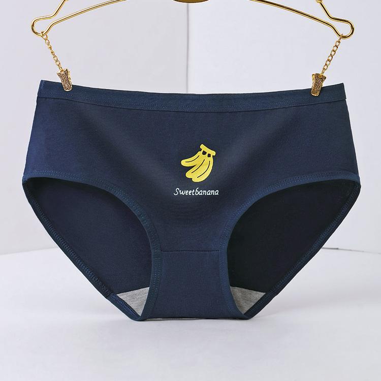 Women''s panties Banana print cartoon underwear female cotton underpants gril brienfs sexy lingerie ladies panty women intimate (China)