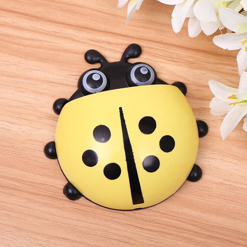 creative cartoon toothbrush holder storage rack bathroom wall suction suction toothbrush seat