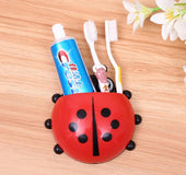 creative cartoon toothbrush holder storage rack bathroom wall suction suction toothbrush seat