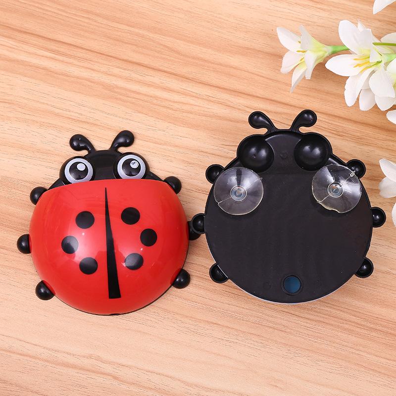 creative cartoon toothbrush holder storage rack bathroom wall suction suction toothbrush seat
