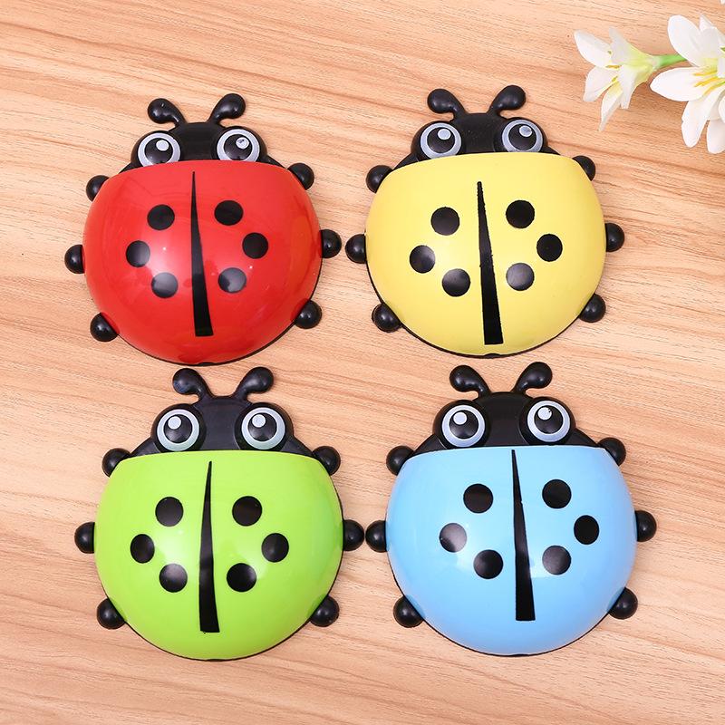 creative cartoon toothbrush holder storage rack bathroom wall suction suction toothbrush seat