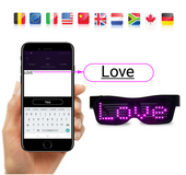 LED light glasses