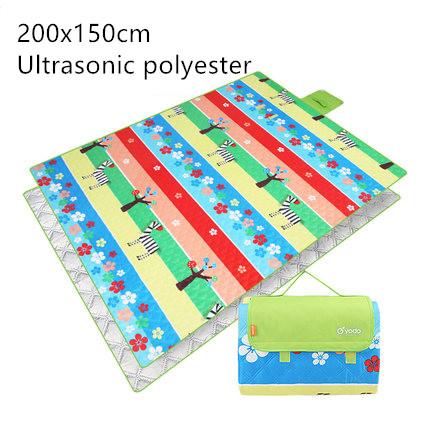 Leisurely Picnic Cushion Moisture-proof Cushion Outdoor Picnic Camp Beach Tent Cushion Waterproof and Thicker Lawn Cushion Picnic Cloth