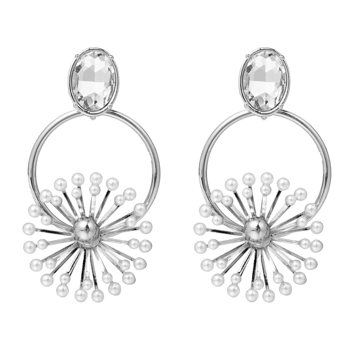 Floral earrings