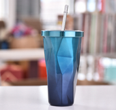 Termo forma diamante de acero inoxidable