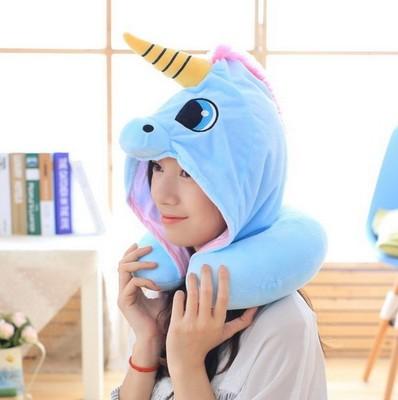 unicorn U shape travel pillow