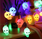 Halloween Skull LED String Light