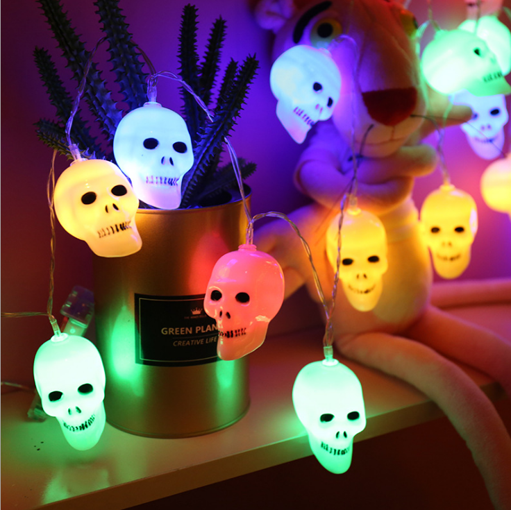 Halloween Skull LED String Light
