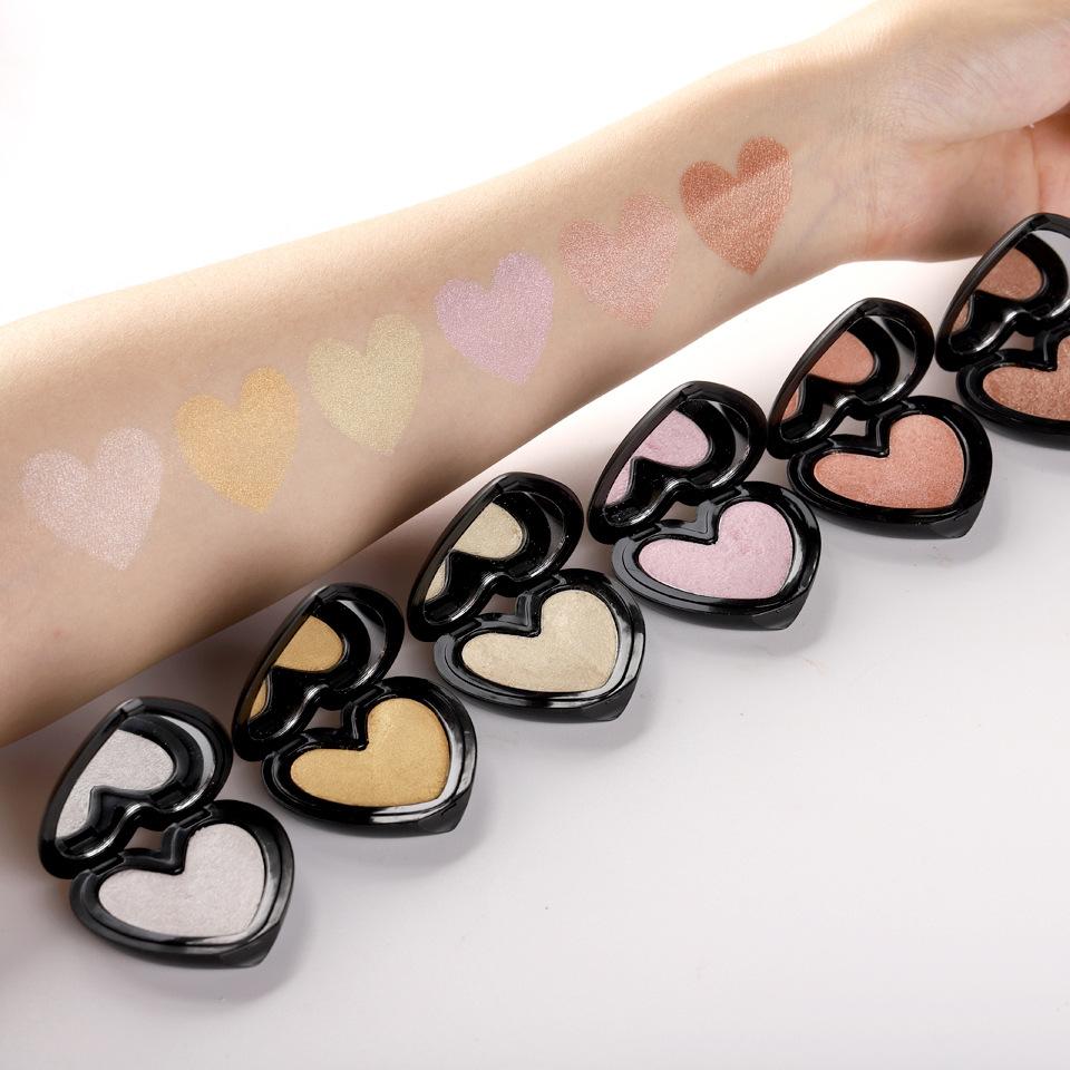 Gold Highlighter Palette Cosmetic Glow Makeup