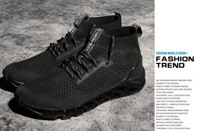 2020 explosion models men's flying weaving mesh shoes sports shoes outdoor running shoes tide men low help shoes