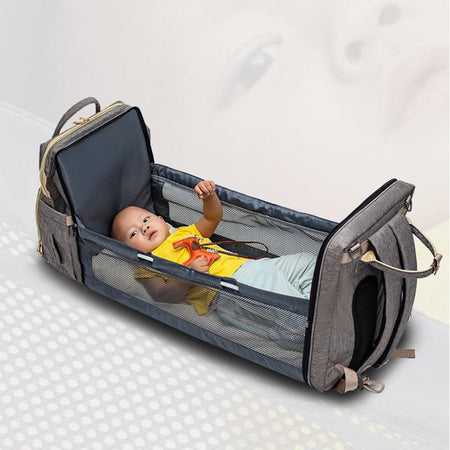 Baby diaper bed bag